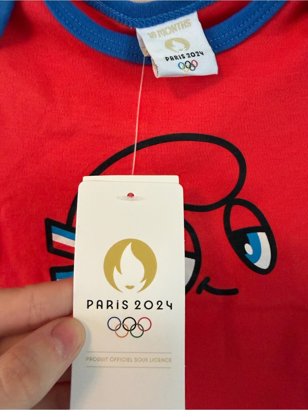 Olympics Paris 2024 Red Baby Onesie - Picture 3 of 4